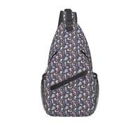 FBGHHTY Mermaid in the OceanPrint Cross Chest Bag for Men Women Sling Backpack Daily Work Outdoor Adventures Travel
