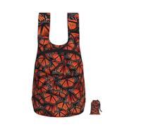 FBGHHTY Monarch Butterflies Print Foldable Backpack Lightweight Bag Travel Hiking Camping Gym Daily Accessory