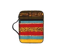 FBGHHTY Native American Pattern Print Soft Bible Storage Bag Scripture Holder Waterproof for Worship Travel Devotional