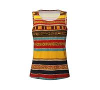 FBGHHTY Native American Pattern Print Women's Workout Tank Top Sleeveless for Fitness Running Yoga Hiking Daily Wear Black