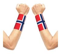 FBGHHTY Norwegian Flag Print Unisex Wrist Sleeve Gym Workouts Breathable Versatile Daily Running Cycling