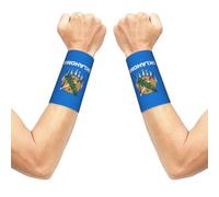 FBGHHTY Oklahoma State Flag Print Unisex Wrist Sleeve Gym Workouts Breathable Versatile Daily Running Cycling