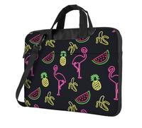FBGHHTY Pineapple Banana Flamingo Print Functional Laptop Bags Cute And Lightweight Computer Bag For Various Laptop