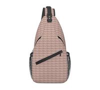 FBGHHTY Pink Flower GroupPrint Cross Chest Bag for Men Women Sling Backpack Daily Work Outdoor Adventures Travel