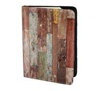 FBGHHTY Planks Weathered Old Look Print Men and Women Stylish 5.5in Passport Travel Document Wallet Case Secure Accessory