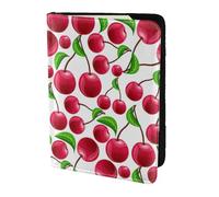 FBGHHTY Red Cherries Print Men and Women Stylish 5.5in Passport Travel Document Wallet Case Secure Accessory