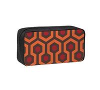 Fbghhty Shining Overlook Print Large-Capacity Pen Case Lightweight Stationery Organizer Pouch Office Daily Wear