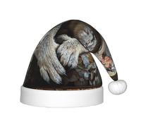 FBGHHTY sleeping koala cap Print Christmas Hat for Kids Holiday Xmas Cap Community Santa Halloween Funny Party