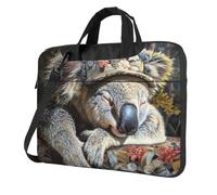 FBGHHTY Sleeping Koala Cap Print Functional Laptop Bags Cute And Lightweight Computer Bag For Various Laptop