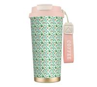 FBGHHTY Summer Coconut Tree Print Stainless Steel Coffee Cup Travel Mug Home Office Outdoor Camping Beverage Container
