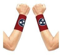 FBGHHTY Tennessee State Flag Print Unisex Wrist Sleeve Gym Workouts Breathable Versatile Daily Running Cycling