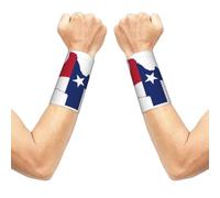 FBGHHTY Texas State Flag Map Print Unisex Wrist Sleeve Gym Workouts Breathable Versatile Daily Running Cycling