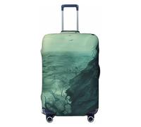 Fbghhty The sea Witch Inspired Print Universal Suitcase Cover for Travel Elastic Washable Travel Cover Luggage Protector