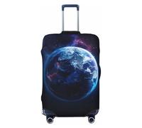 Fbghhty Universe Planet Print Universal Suitcase Cover for Travel Elastic Washable Travel Cover Luggage Protector
