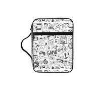 FBGHHTY Video Game Boys Print Soft Bible Storage Bag Scripture Holder Waterproof for Worship Travel Devotional