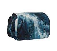 FBGHHTY Within The Tides Print Convenience Pen Case Cute Zipper Pouch Makeup Stationery Organizer Travel Office