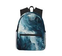 FBGHHTY Within The Tides Print Lightweight Casual Backpack Unisex Travel Laptop Bag Ergonomic Shoulder Straps