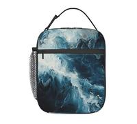 FBGHHTY Within The Tides Print Stylish Portable Tote Lunch Bag Versatile All Seasons Picnic Meal Bags Work School