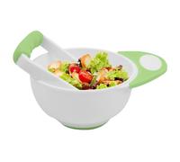 fbgnfihi Babys Food Mash Bowl Set, Vegetable Puree Mash Bowl, PP Handmade Fruit Vegetables Grinding Bowls with Non Slip Long Handle and Rod, Fruit Mashs Bowls, for Make Vegetable, Chicken Puree
