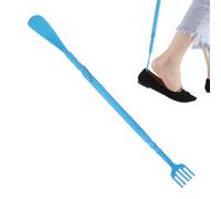 fbgnfihi Back Scratcher Shoe Horn | Long Back Scratcher Claw Boot Inserts Horns - Boot Inserts Horns, Long Handle for Itchy Backs, Portable Shoe Horn for Putting On Shoes While Standing