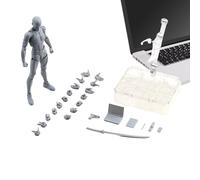 fbgnfihi BodyKun Action Figure, Artists Manikin Action Figure Drawing Model, Sketching Actions Figures Model Doll, Drawing Figures Poseable, for Photography Props, Painting, Desktop Decoration