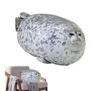 fbgnfihi Cute Chubby Seal Plush Toy, Chubby Seal Doll Toys, Realistic Soft Cuddly Sleeping Toys, Funny Fat Seals Plush Throw Pillow Toy, Novelty Sea Lion Animals Neck Pillows, Birthday Gift Dolls