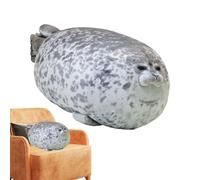 fbgnfihi Cute Chubby Seal Plush Toy, Chubby Seal Doll Toys, Realistic Soft Cuddly Sleeping Toys, Funny Fat Seals Plush Throw Pillow Toy, Novelty Sea Lion Animals Neck Pillows, Birthday Gift Dolls
