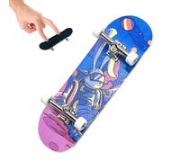 fbgnfihi Mini Skateboard Fingerboard, Professional Finger Board, Full Wooden Maple Board, Small Hand Skate Wheels with Bearings, Fingers Scooter Toys, for Kids Boys Girls Adults Birthday Party Toy