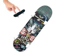 fbgnfihi Mini Skateboard Fingerboard, Professional Finger Board, Full Wooden Maple Board, Small Hand Skate Wheels with Bearings, Fingers Scooter Toys, for Kids Boys Girls Adults Birthday Party Toy