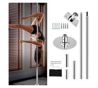 FBHappiness Dance Pole for Home,Dancing Pole Professional Stripper Dance Pole, Adjustable Home Fitness Pole With Fixed Plate Enhanced Safety And Stability，3M 3.1M