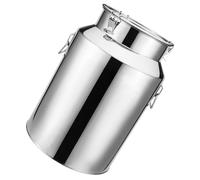 FBHappiness Stainless Steel Milk Transport Can & Wine Bucket 18L Seal Jug for Liquids & Solids Kitchen Storage Tank Portable Pail for Milk Wine Oil & More