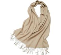 FBHappiness Unisex Cashmere Scarf Solid Color Warm Thick Long Accessory For Women Men Fall Winter