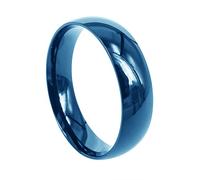 FBHDKJNFG Wedding Rings ,Eternity Ring ,Engagement Rings , Titanium Wedding Ring Dome Shape Polished Unisex Multiple Sizes 4mm or 6mm Width Aircraft Grade Comfort Fit(Z+2)