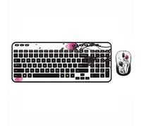 FBHDKJNFG Wireless mechanical keyboard,Wireless Keyboard Fashion Personality Art Illustration Keyboard keyboard