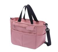 FBHFSUIEF 2pcs Insulated Thermal Bag Picnic Food Cooler Pouch Large Capacity Shoulder Bento Storage Bags(Pink)