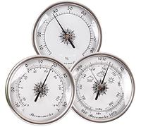 FBHFSUIEF 3 In 1 Barometer Thermometer Hygrometer, 2.8in Portable Weather Station Set