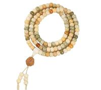 FBHFSUIEF Buddhist Prayer Beads Bracelet,Bead Bracelet,108 Natural Bodhi Root Beaded