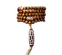 FBHFSUIEF Buddhist Prayer Beads Bracelet,Bead Bracelet,108 Phoebesheareri Wooden Bead