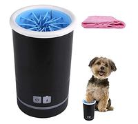 FBHFSUIEF Electric Paw Washer,Cat Dog Foot Cleaning Tool for & Muddy Paws with USB Cord And Towel(Black,L)