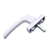 FBHFSUIEF Key Locking Handle， Metal Plastic Steel Window Handle translational Sliding Internal Opening Rotating(Wit)