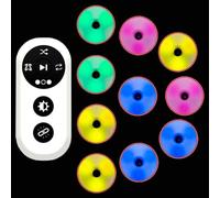 FBHFSUIEF Reaction Training Light, Improve Speed, Agility and Time, Multi-Mode Remote Control, for Coaches, Gyms(10 Lights)