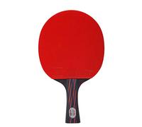 FBHFSUIEF table tennis bat, Table Tennis Bat, Five Layers of Pure Wood, Professional Ping Pong Racket, is for Offensive Players/Single Racket/Long Handle(Long handle)