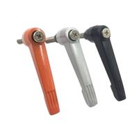 FBHFSUIEF Thread Clamping Lever L Shape Adjustable Handle Locking Male Knob Bolt Screw1Pc 304 M4 M5 M6 M8(Sliver,M4X20)
