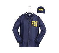 FBI Agent Costume for Adults - Bureau Role Play Outfit - Includes Jacket and Cap