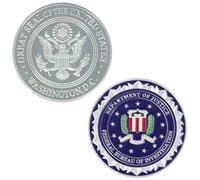 FBI Challenge Coin - Great Seal & Department of Justice