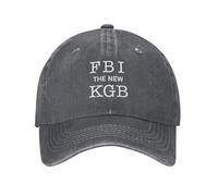 FBI The New KGB Baseball Cap Trucker Hat Custom Hat dad hat for Man Women's Cotton，for All Seasons