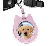 Fbinys Badge Protector - Cat Shape Leather Protective Sleeve - Cute Badge Display Case | for Kids Teens Collectors Students Concerts Trade Show Craft Projects Themed Party Travel Comic Conventions