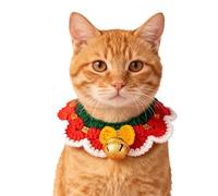 Fbinys Christmas Cat Neckerchief, Festive Costume Accessories for Cats and Dogs, Christmas Neck Warmer for Pets, for Family Parties, Parties, Role Play, Performances and