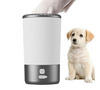 Fbinys Dog Paw Cleaner, Automatic Muddy Pet Foot Cleaner, Electric Cat Paws Cleaning Device for Kittens, Puppies, Walking, Lawn, Backyard, Garden, Home, 3.74x3.94x6.5 inches