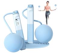 Fbinys Skipping Rope | Smart Counter Tracking Skipping Rope - Workout Jump Tool - for Fitness Exercise Workout Training Home Gym Indoor Outdoor Office School